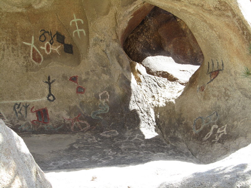 Petroglyphs, complete with new ink...