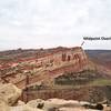 Second half of the trail, looking back at the midpoint overlook from near the top.