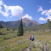 Just starting up the Slate Creek Trail