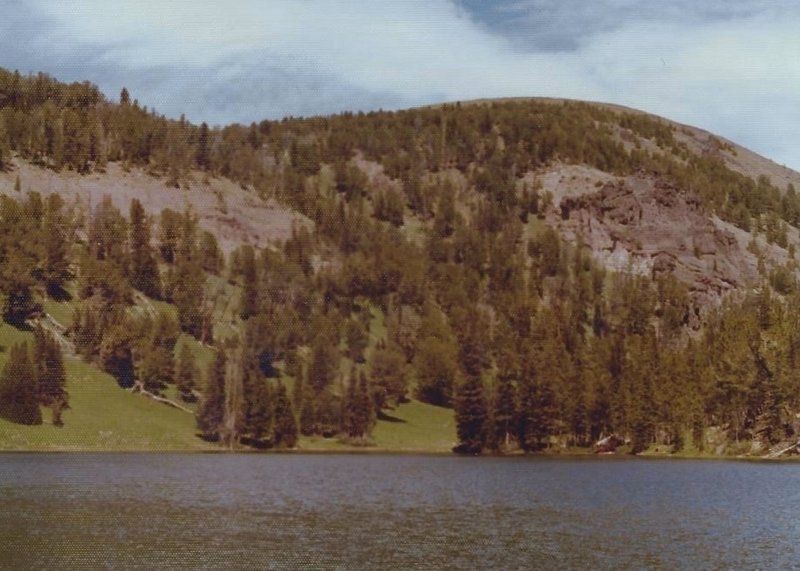 Shelf Lake, at 9,160', one of the highest lakes in Yellowstone.