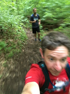 Charging through the second half of Sal Hollow.