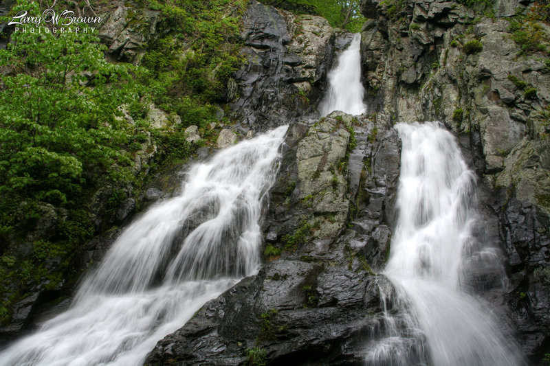 View from the base of South River Falls.