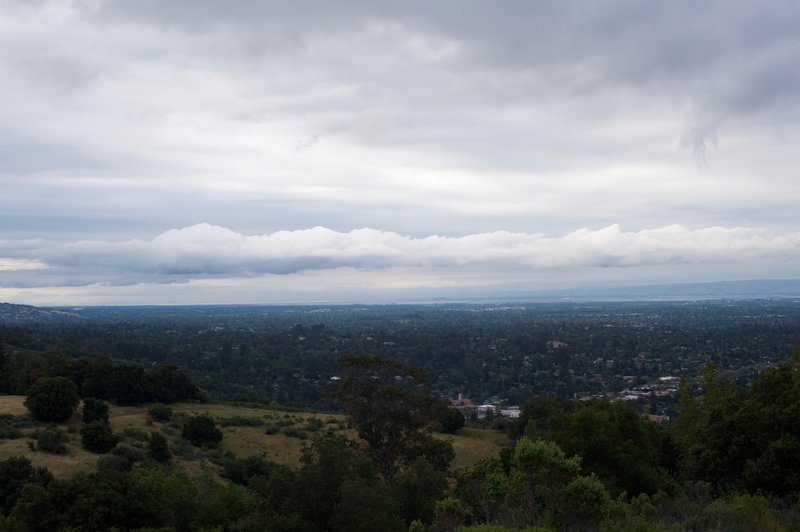 The view from the trail's junction with the Lower Brother's Bypass Trail.