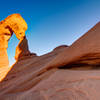 Delicate Arch at sunrise.