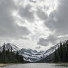 Lake Josephine looking up towards Grinnell Glacier.