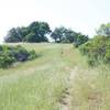 The trail makes its way uphill as it moves toward Foothills Park.