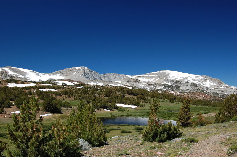 Summit Lake from above.