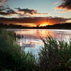 Defiance Lake sunset.