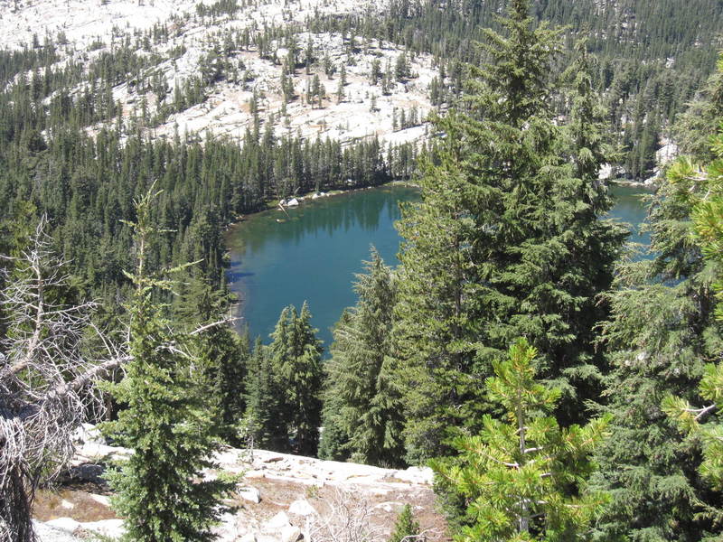 One of the larger Polly Dome Lakes from above (photo by Richard Thomas)