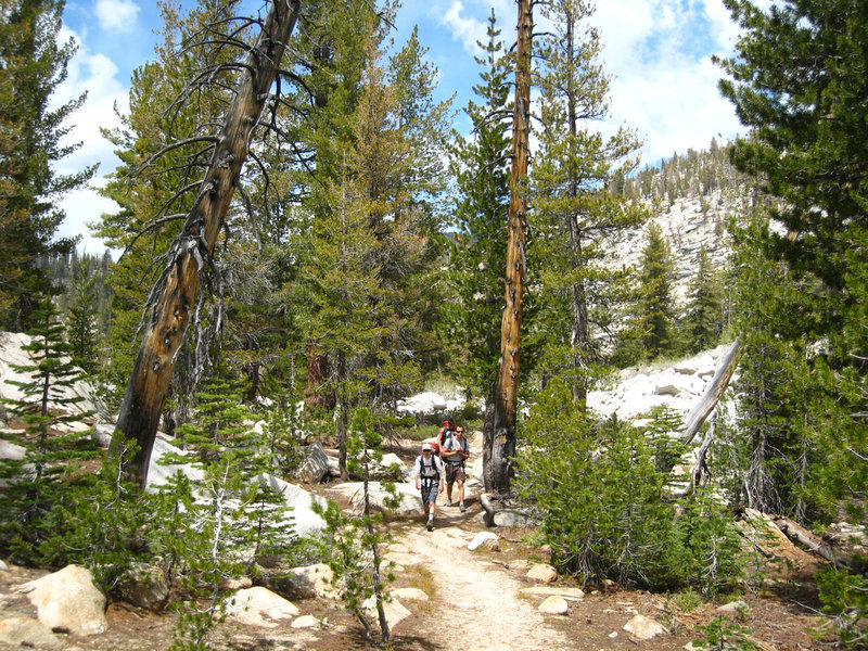 Typical high Sierra terrain along the Clouds Rest Trail. with permission from MrRedwood