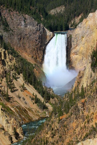 Lower Yellowstone Falls from Artist's Point.