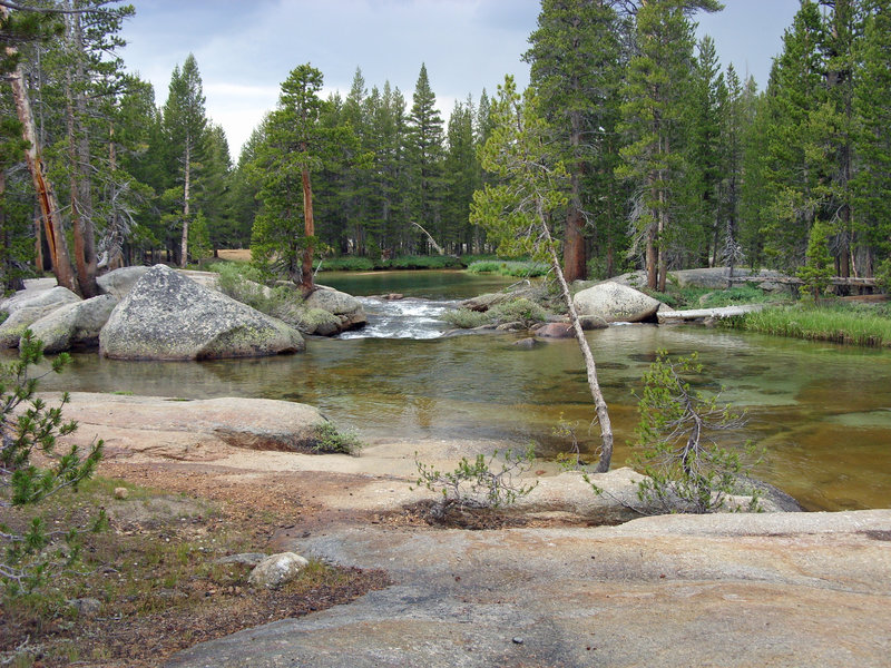 Beautiful clear river water.