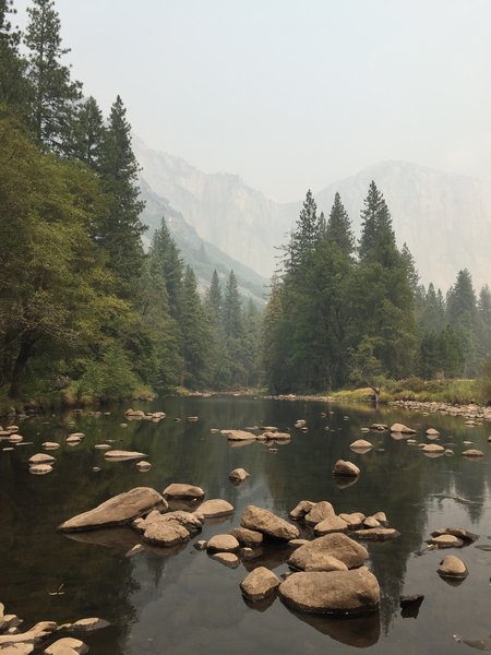 The Merced River.