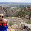 Overlooking Colorado Springs about half way up the Mt. Muscoco trail.