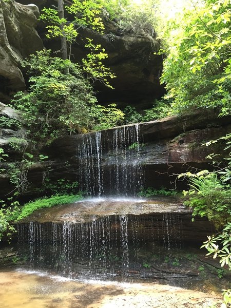 Beautiful and serene Crystal Falls.