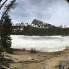 Fish eye view of Fern Lake.