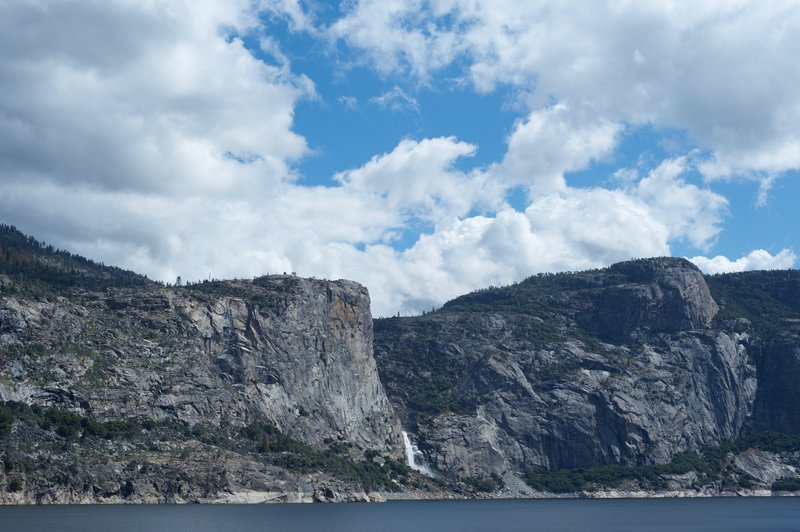 The Hetch Hetchy Reservoir from the start of the trail.