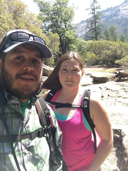 Amy and I along the Chilnualna Trail.