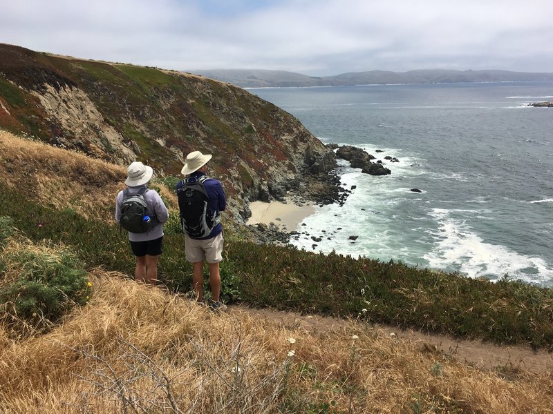 Looking south down the coast towards Point Reyes.