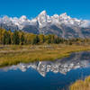 Mountain view from Schwabacher's Landing.