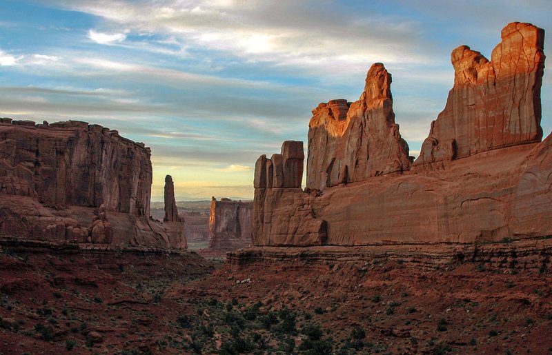 Arches National Park, Park Avenue.