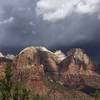 Watchman's Trail view from the top, Zion National Park.