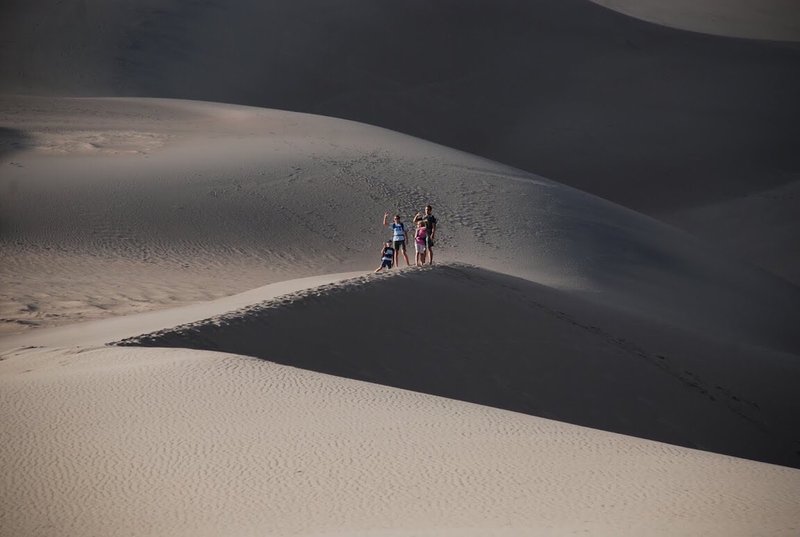 Great Sand Dunes ... Evening climb.