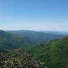 This is a view from the Chimney Tops, Great Smoky Mountain National park.