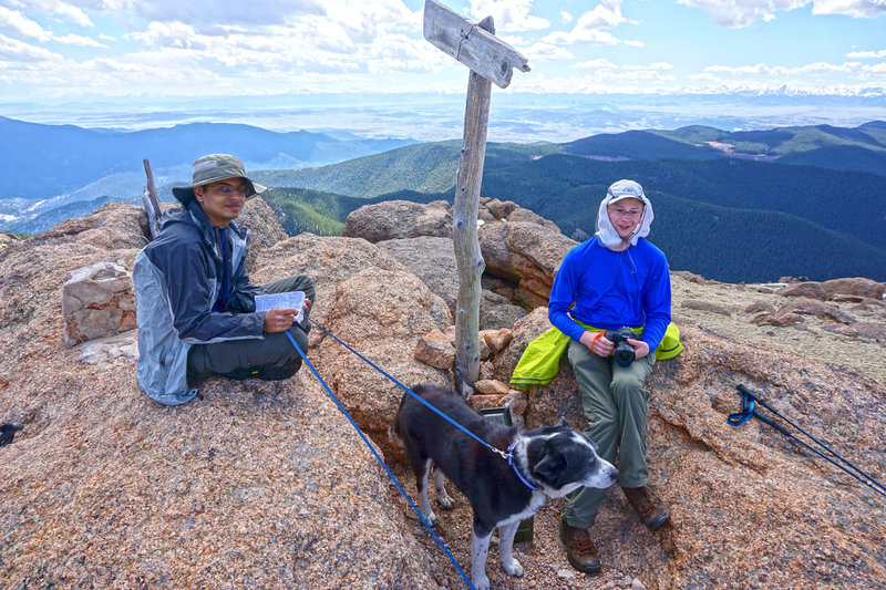 Summit Bison Peak.