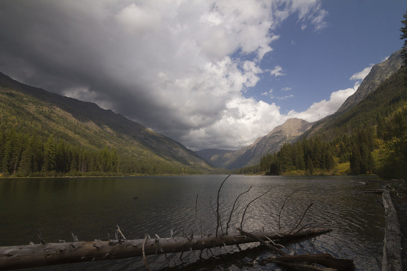 View from the foot of Trout Lake.