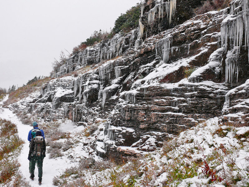 Iceberg Lake Trail in the winter. with permission from walkaboutwest *No Commercial Use