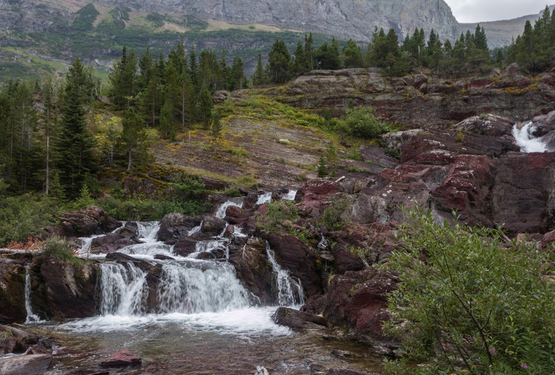 Overlooking Redrock Falls.