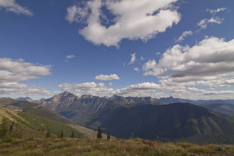 View looking north from Loneman Lookout.