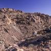 View of Desert Queen Mine and its tailings.