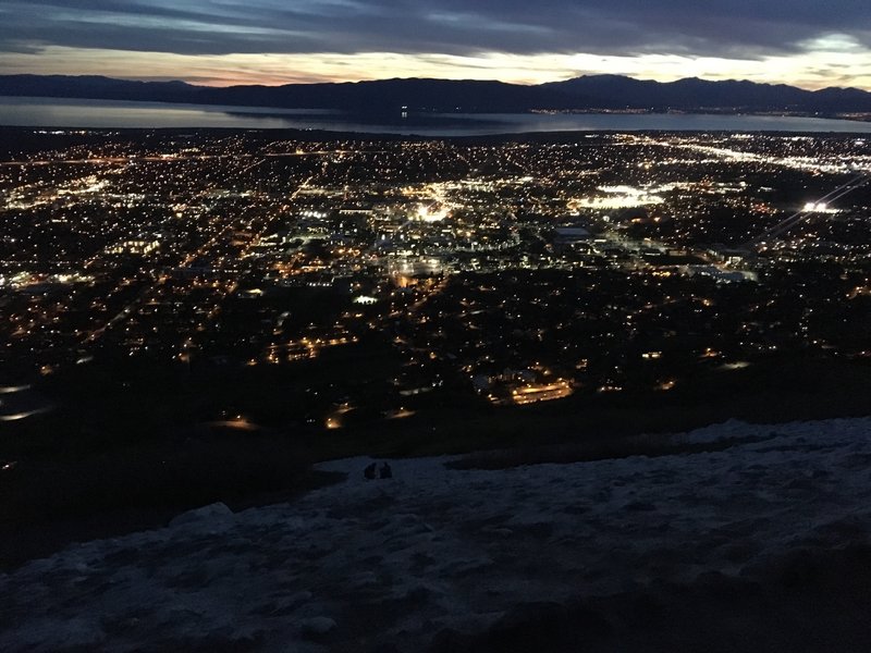 Beatiful sunset from the top of the 'Y'