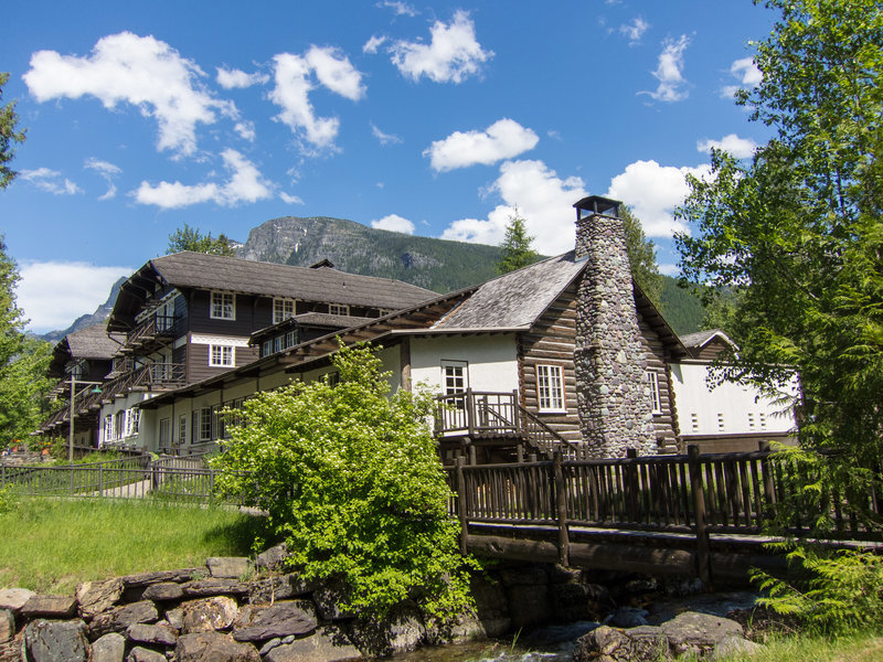 Lake McDonald Lodge.