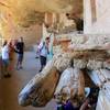 Logs to support at the Balcony House Cliff Dwelling.