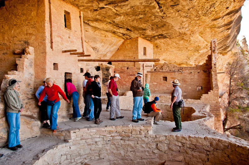 Exploring Mesa Verde.