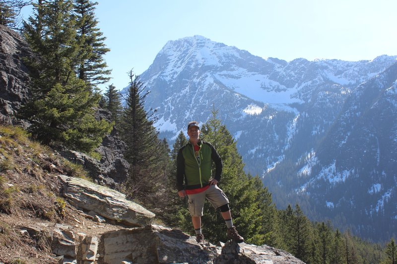 Mount Brown Trail in Glacier National Park.