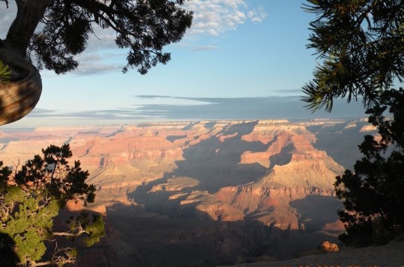 The view from the South Kaibab Trailhead, Grand Canyon National Park.