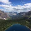 Dawson Cutoff overlooking Pitamakin Lake.