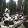 Calypso Cascades pumping with fresh snow melt.