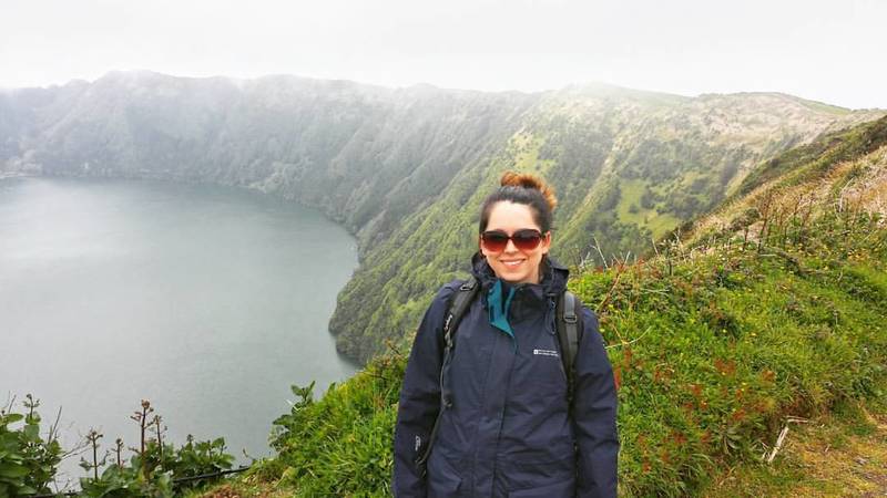 Walking on the Mata do Canario Trail - even with the fog, the views were incredible.