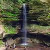 Waterfall at the end of St. Louis Canyon.