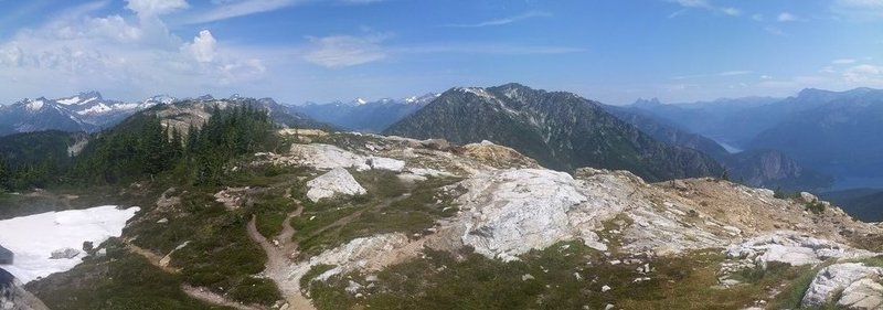 Panorama from the lookout. Does not do justice to the absolute beauty of this veiw..