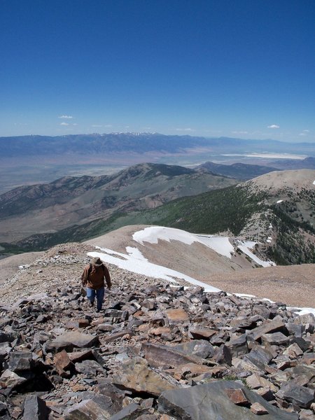 Wheeler Peak Summit Hike Hiking Trail, Baker, Nevada