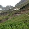 Climbing steadily up the Grinnell Glacier Trail.