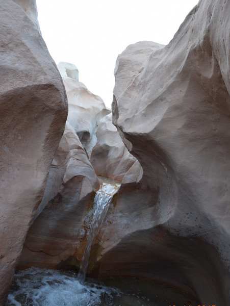 Waterfall along the Wills Creek Narrows Trail.