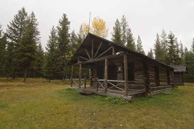 Patrol cabin.