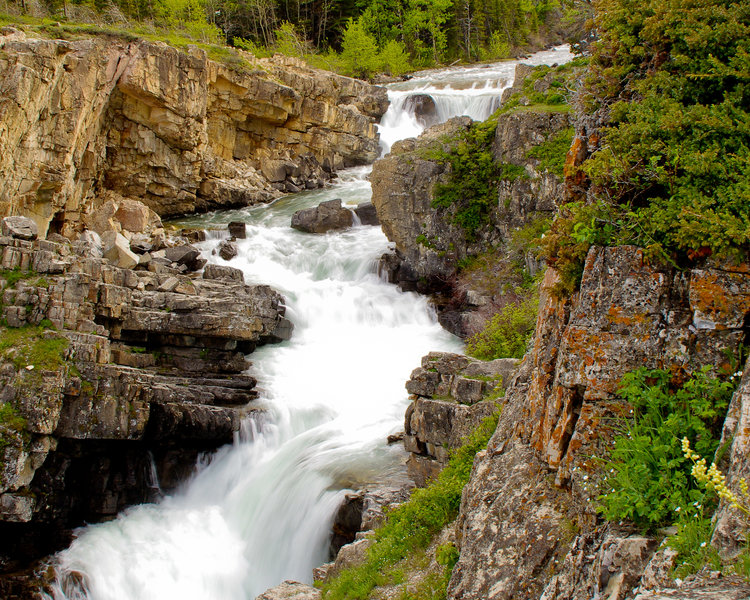 Swiftcurrent Falls.